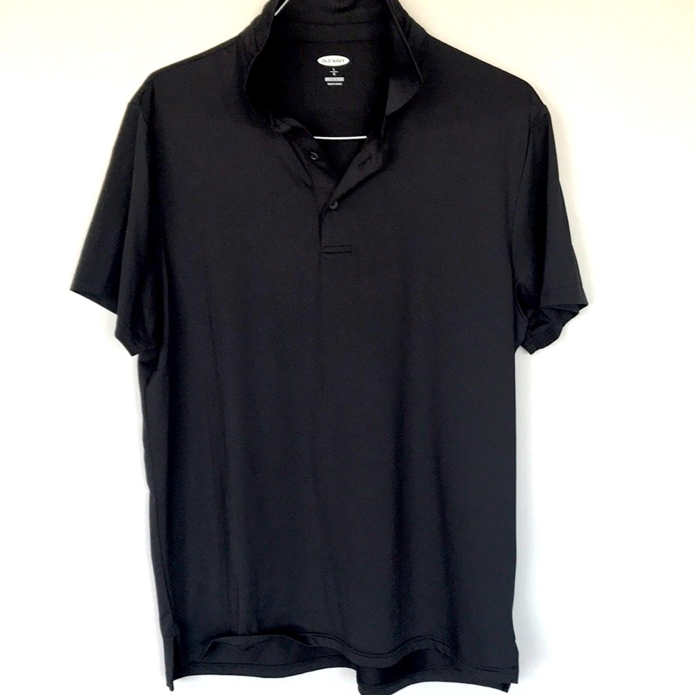 Old Navy Black Large Flex Polo